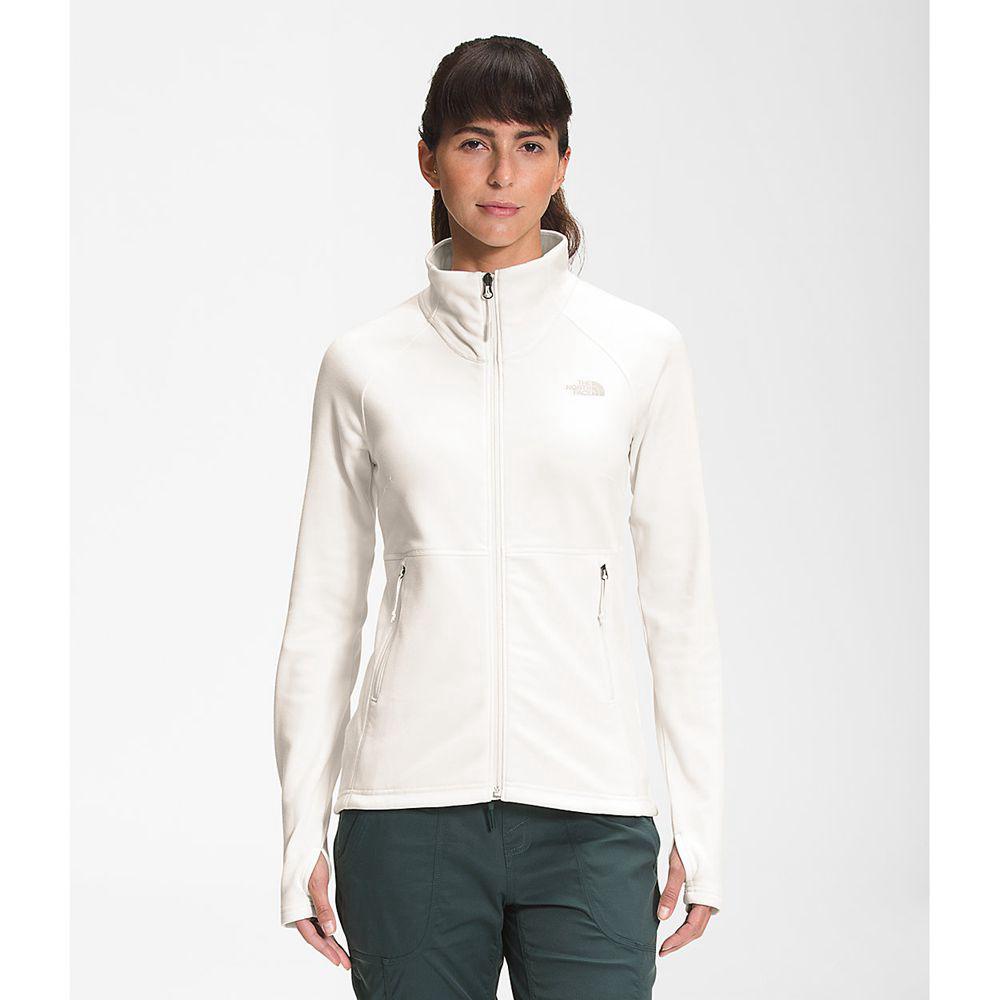The North Face Canyonlands Full Zip Γυναικεια Fleece - Ασπρα (LVOZ84702)